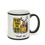 Do Not Feed the Bears Comical Coffee Cup